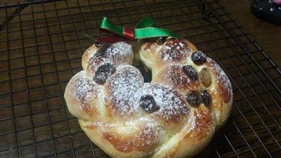 Florito pequeño anillo de Navidad