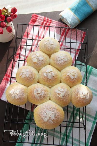 Pan de árbol de Navidad