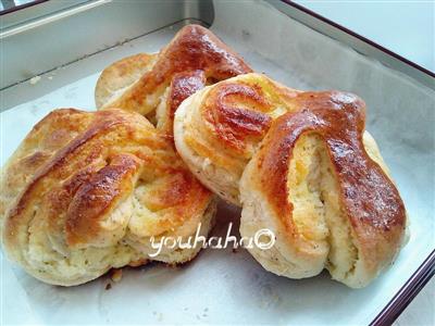 Heart-shaped bread