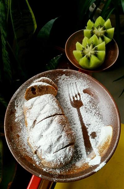 Pan de fruta de nuez