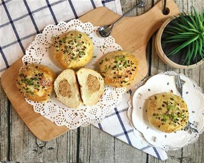 Onion and garlic bread