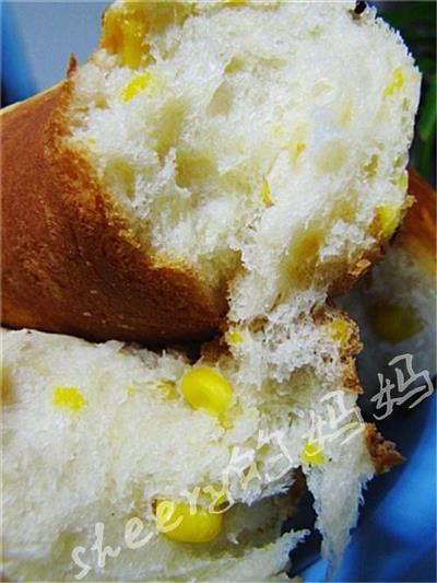 Fresh milk corn bread