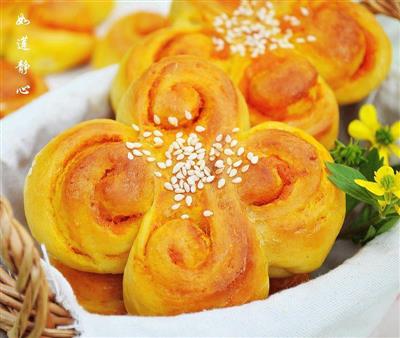 Pan de flores de calabaza