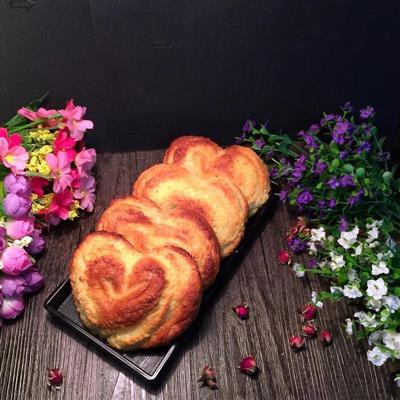 Heart-shaped bread