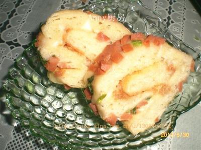 Unleavened unleavened bread - meat loaf rolls