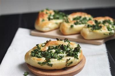 Salt and pepper and onion bread