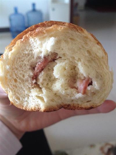 Bacon queso panecillo rollo