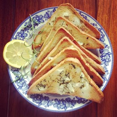 Rosemary and garlic toast