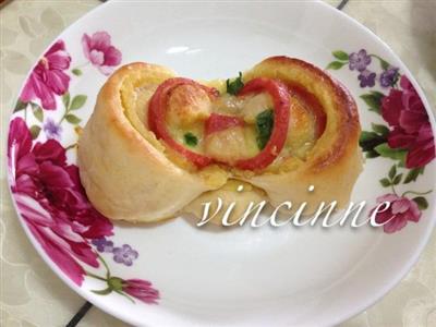 Empanada jamón huevo relleno queso pan de pan