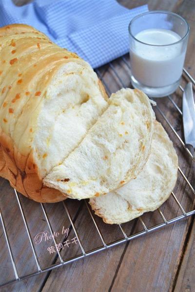 The bread machine version - orange toast