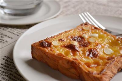 Honey cheese thick toast