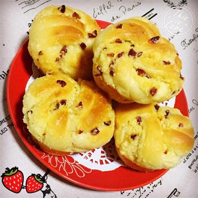 Cranberry cacahuete pan de rollo