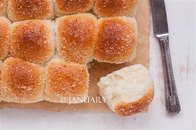 Polvo de coco bubble bread