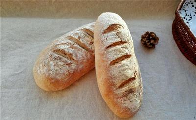 Oil-free and sugar-free Swiss country bread