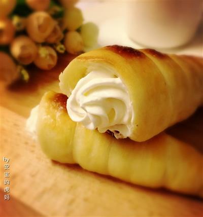 Crema de pan rollos