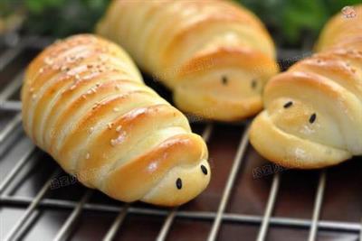 Caterpillar bread