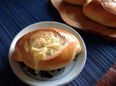 Cheese and handmade bread