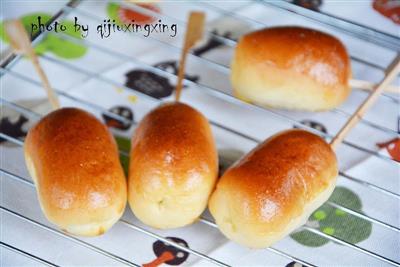 Mini ham bread rolls