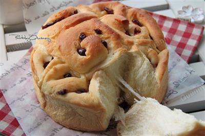 Rollos de pan de arándanos