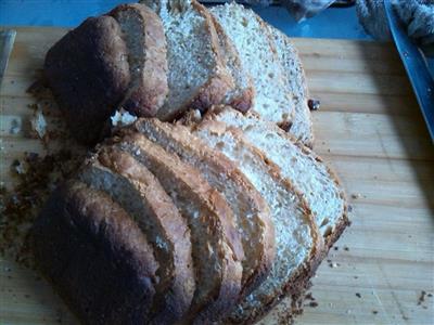 Cranberry leche aroma pan de toast