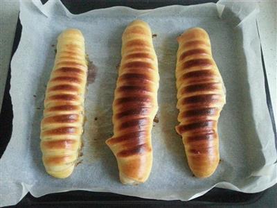 Blueberry and caterpillar bread