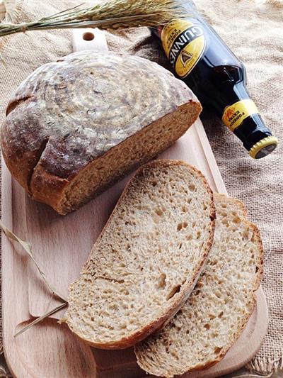 Stout Bread pan integral de cerveza negra