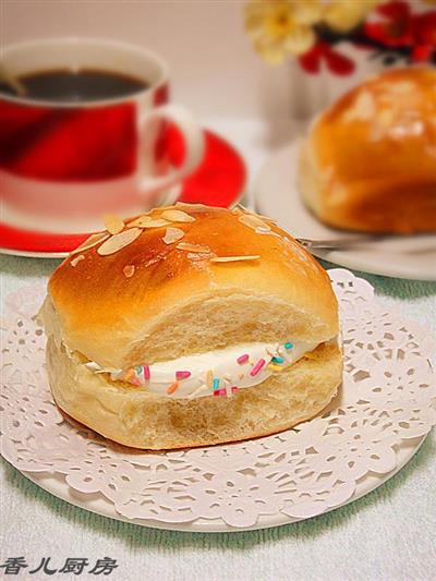 Crema de almendra pequeño paquete de comida