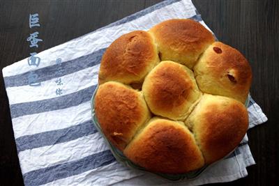 Bien comer sin parar de boca - pequeño pan de huevo gigante