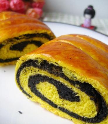 Pan de calabaza sésamo negro