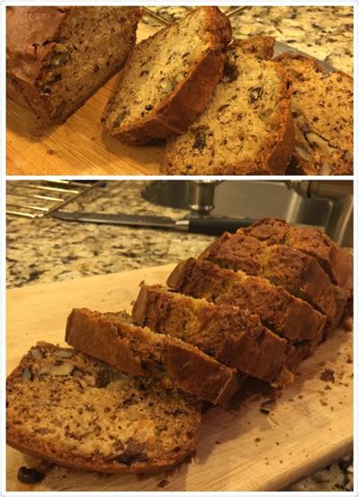 Banana bread, easy to learn, with buttermilk as an alternative