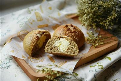 Coffee and cheese bread