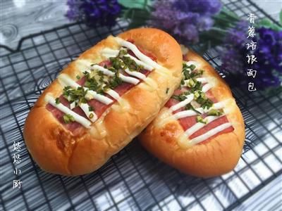 65°C soup bread - bacon bread