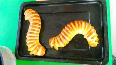 Caterpillar bread