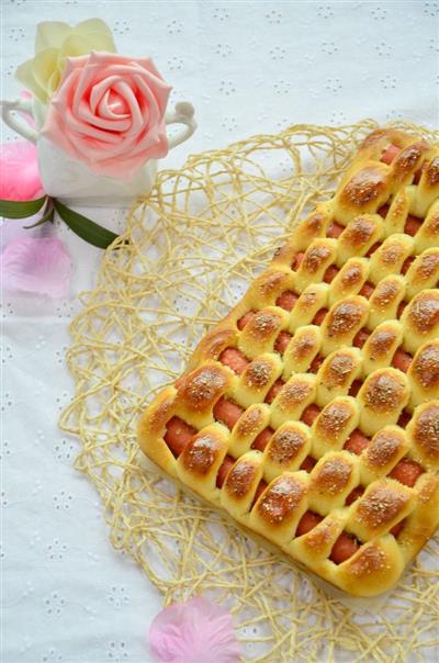 Sausages and flowers