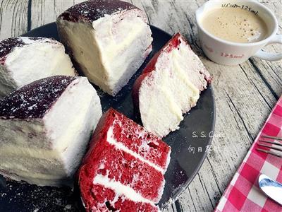 Red velvet cheese bread