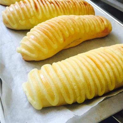 Super soft caterpillar bread