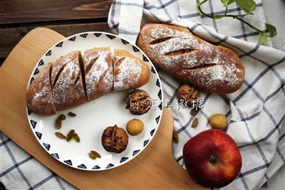 Whole wheat walnut bread