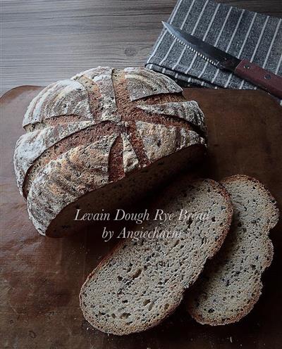 Levain cream black sesame black wheat oatmeal