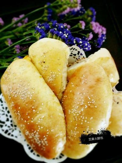 Sesame ham bread