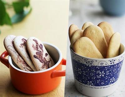 Low calorie finger cookies