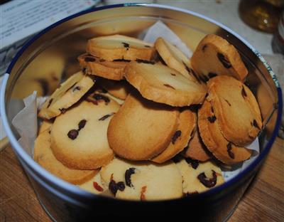 Cranberry cookies