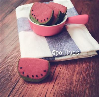 Watermelon biscuits