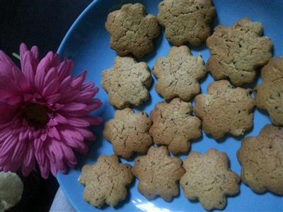 Full lemon and black sesame cookies