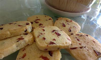 Cranberry cookies