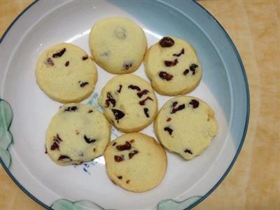 Cranberry cookies