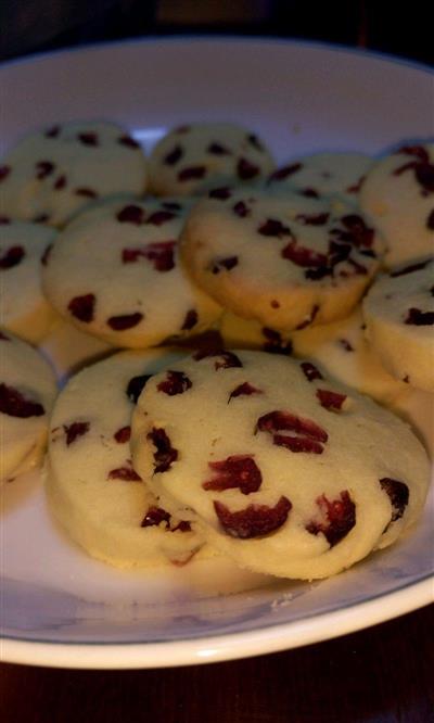 Cranberry cookies