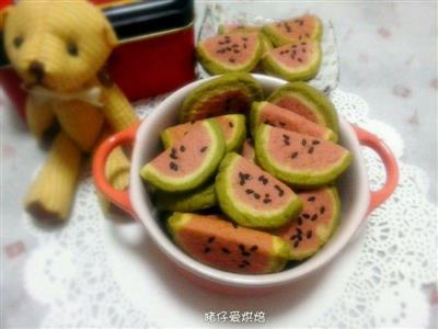 Watermelon cookies - memories of the end of summer