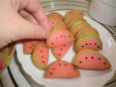 Watermelon biscuits