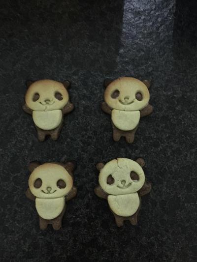 The panda cookie