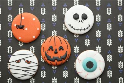 Halloween cream cookies suitable for beginners